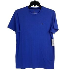 New Tommy Bahama Men's Blue Short Sleeve Crew Neck T-shirt Tee Size S